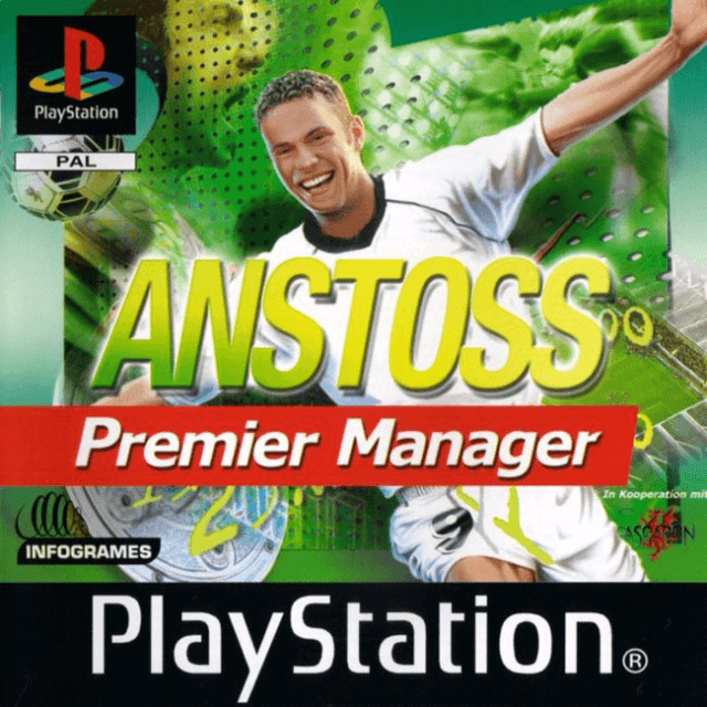 Anstoss Premier Manager box art for Playstation